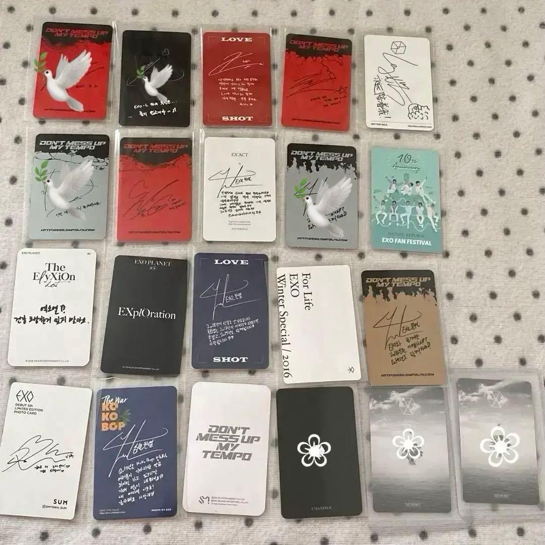 EXO トレカ チャニョル スローガン Chanyeol