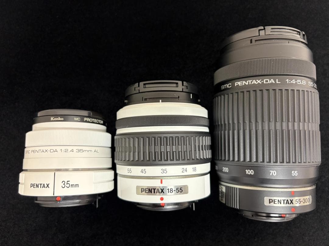 PENTAX K-01 デジタル一眼カメラ レンズ3本セット ホワイト