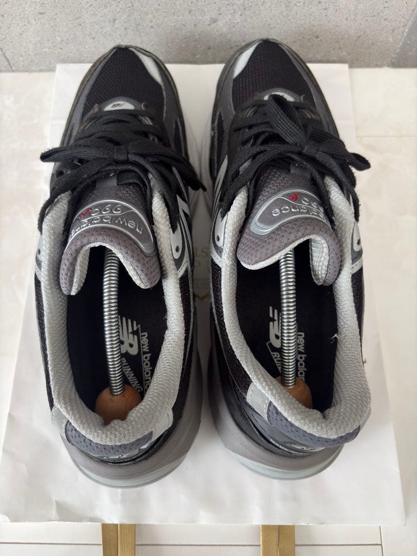 靴 New Balance 990V6 \"Black\" (Heel NB Logo)