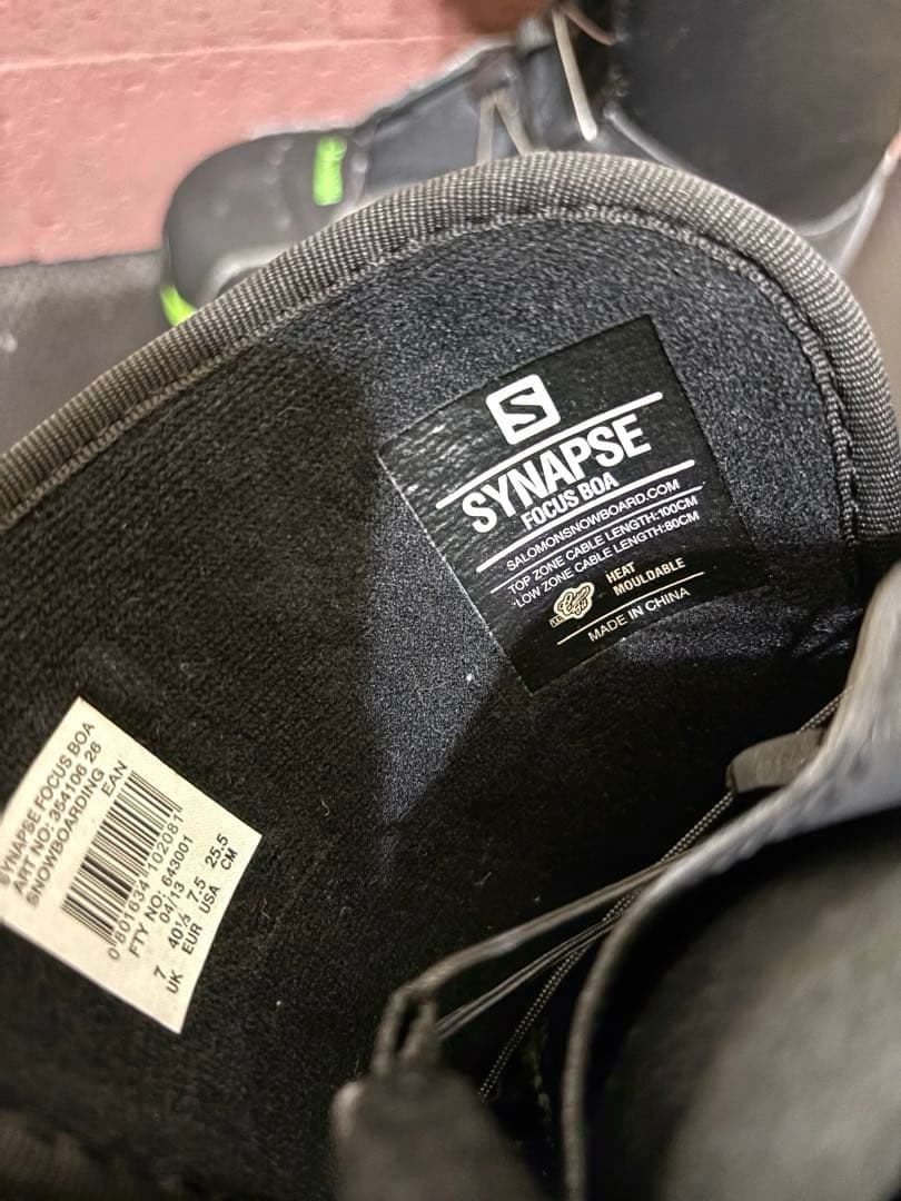 スノーボード SALOMON SYNAPSE FOCUS BOA 25.5cm