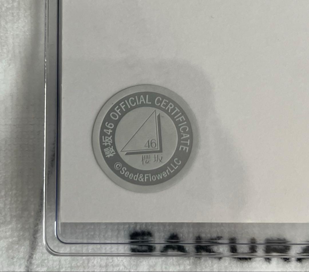 櫻坂46　生写真　2025年　浴衣　大園玲　直筆サイン　ヨリ