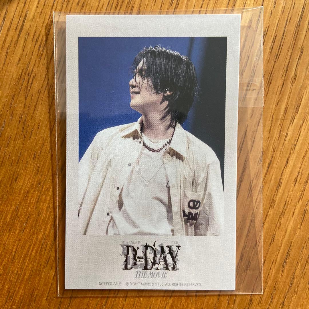 BTS SUGA agust d ユンギ D-DAY 映画 特典 トレカ - メルカリ