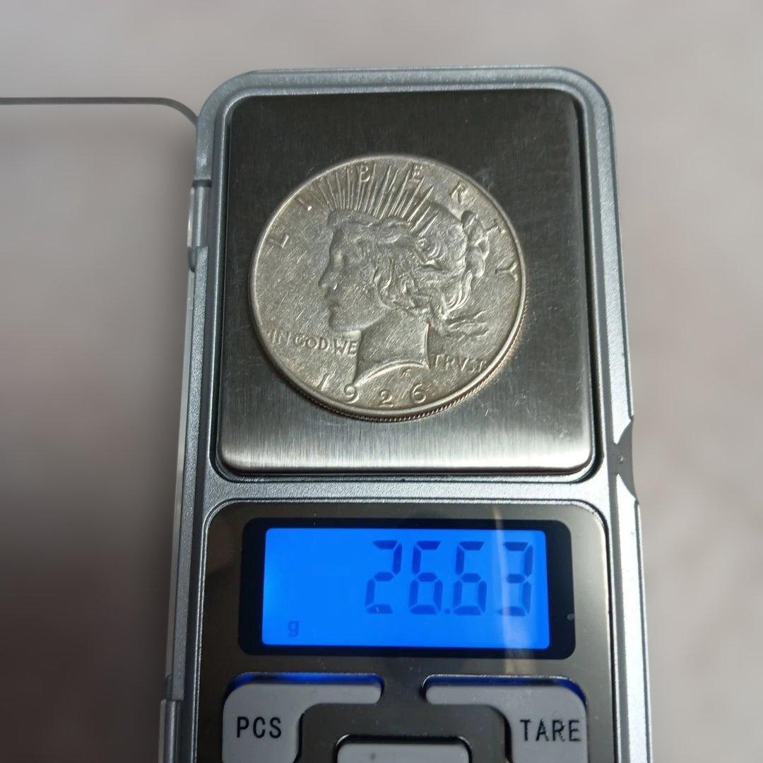 1926年 アメリカ1ドル銀貨 「ピースダラー」【銀90%】 - メルカリ