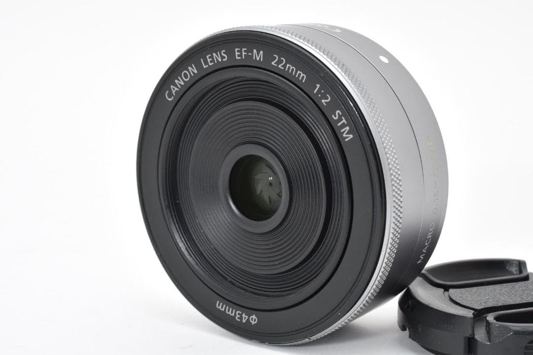美品】キヤノン CANON EF-M 22mm F2 STM パンケーキレンズ - メルカリ
