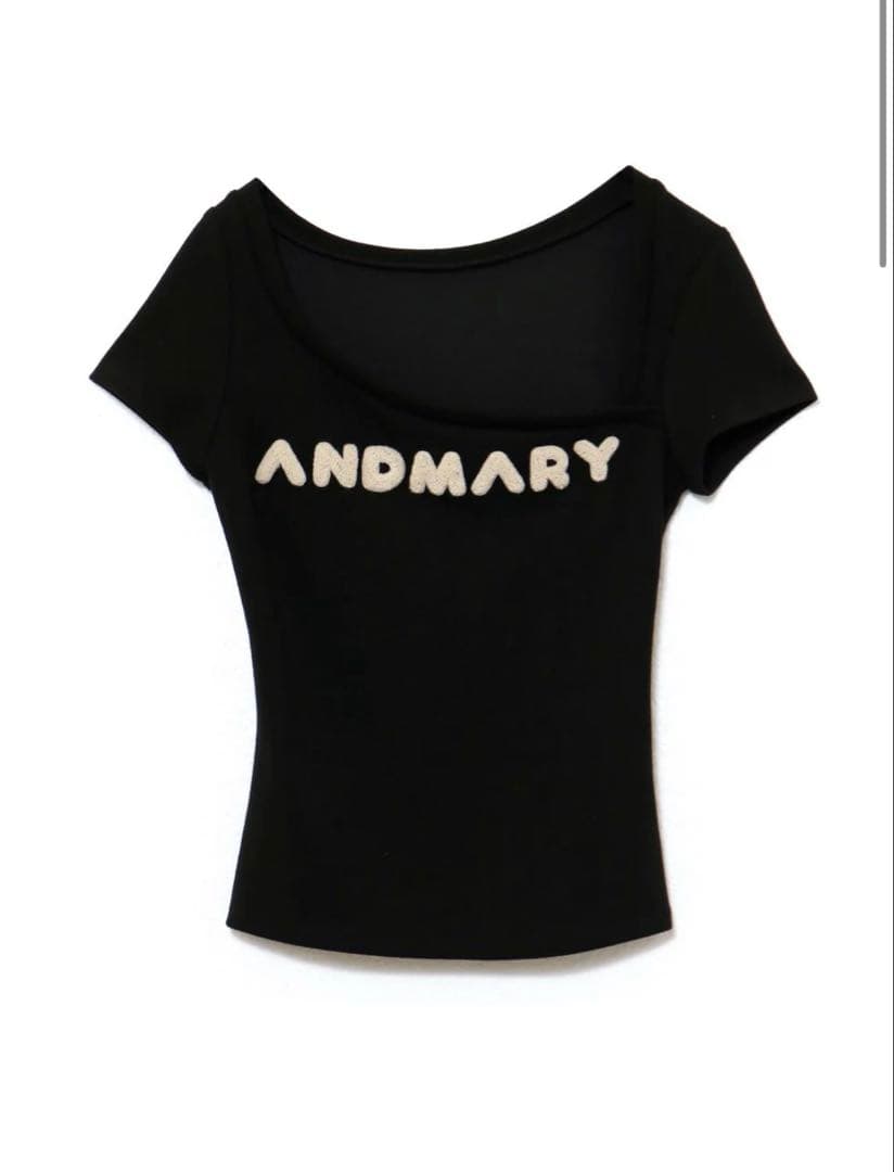 アンドマリーMary logo tops black - メルカリ