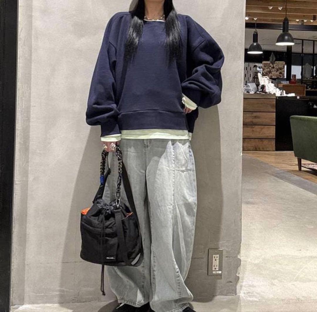 新品】3Dドロップ デニム パンツ ニコアンド M - メルカリ