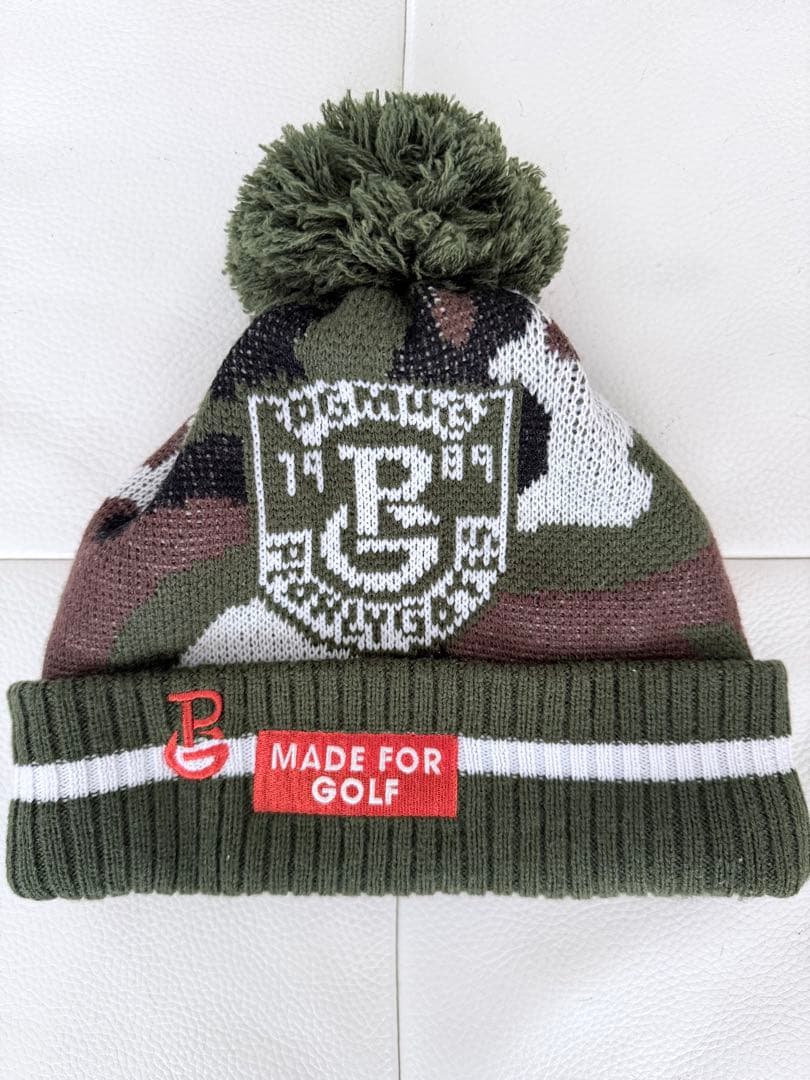 2/23迄】PEARLY GATES パーリーゲイツ 迷彩ニット帽 - メルカリ