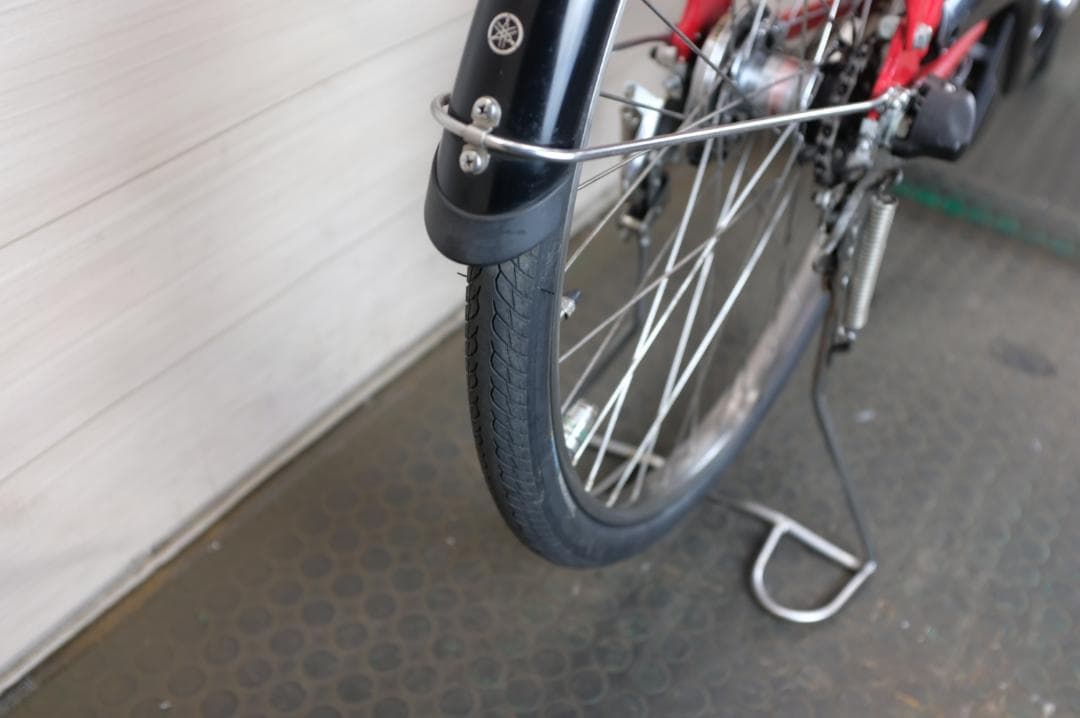 電動自転車ヤマハPAS　With26インチ3段　8.7Ah（4点灯）充電器あり