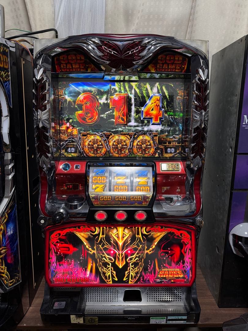 【レアパネル】【送料無料】ハーデス パチスロ 実機 ５号機 ダークネスパネル