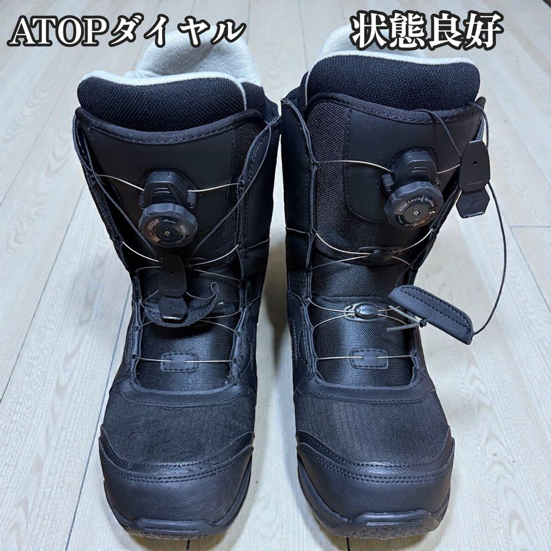 美品 VISIONPEAKS ATOPダイヤル スノーボードブーツ 26.5cm