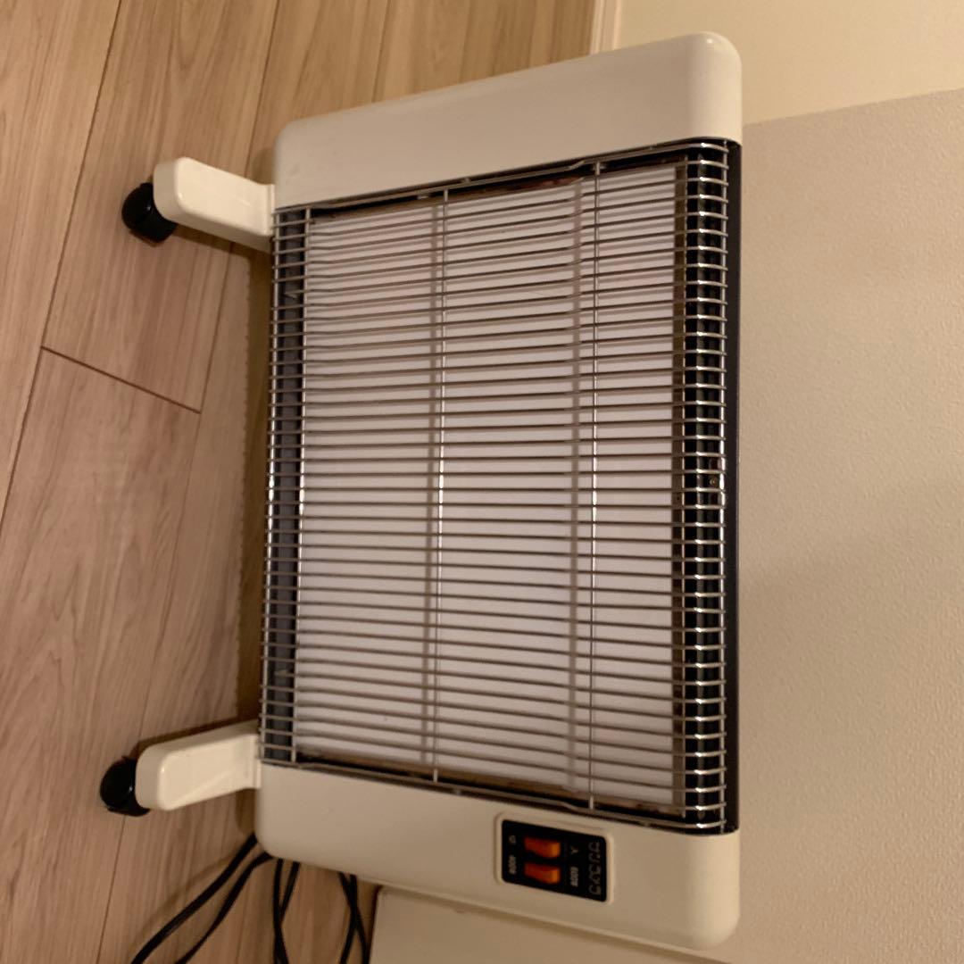 サンラメラ　セラミックヒーター 600W 日本製　手渡しOK 楽天市場】サンラメラ 600W ホワイト セラミック パネルヒーター 公式