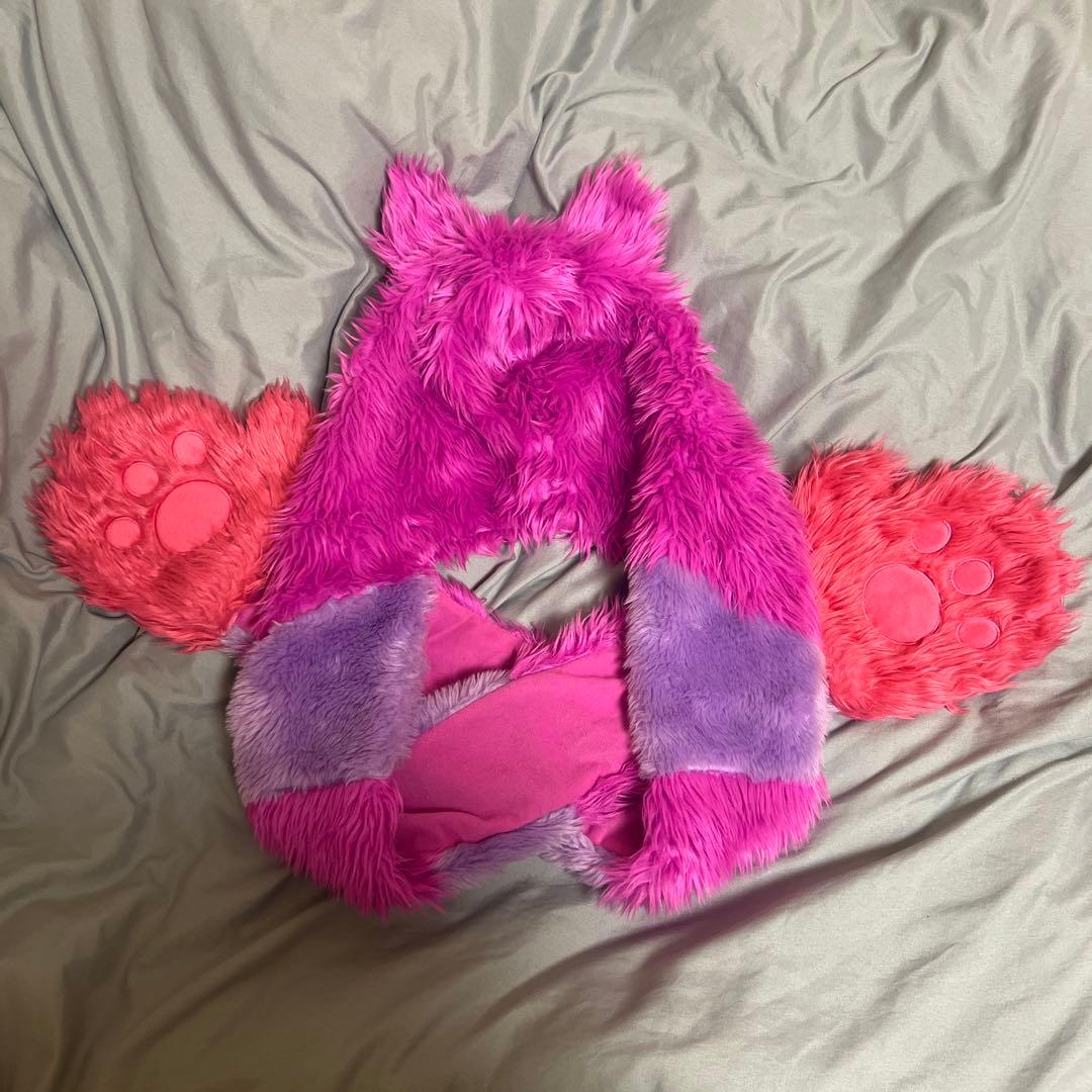 チェシャ猫 マフラー ファンキャップ ディズニー - メルカリ