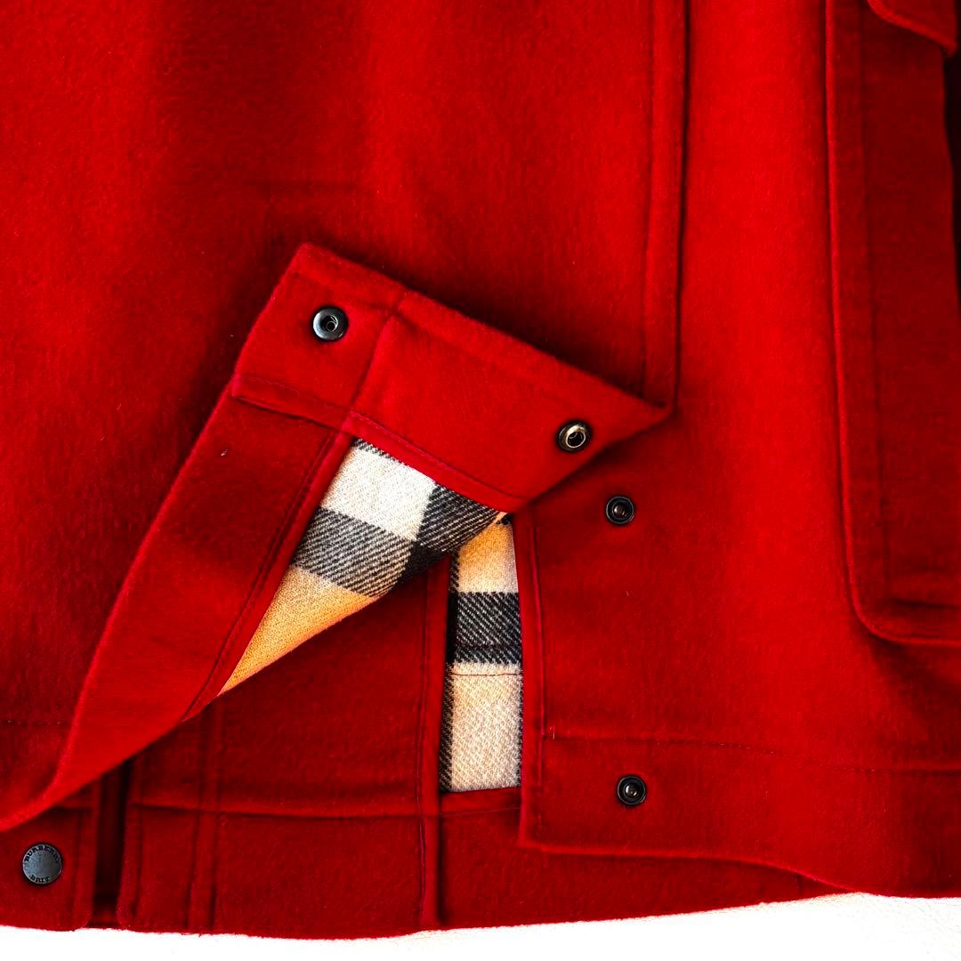 訳あり】希少サイズ✨BURBERRY BRIT ダッフルコート レッド - メルカリ