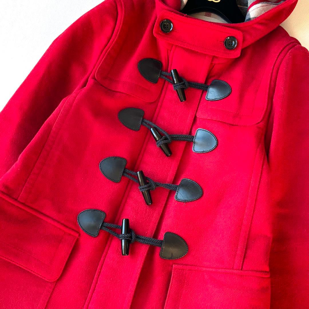 訳あり】希少サイズ✨BURBERRY BRIT ダッフルコート レッド - メルカリ