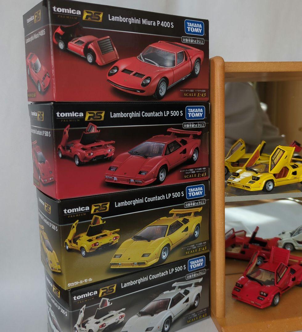 トミカプレミアムRS カウンタックLP500S/ミウラ P400S全4台美品 - メルカリ