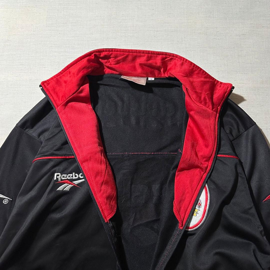 希少 96-98 リーボック リバプールFC トラックジャケット S 黒