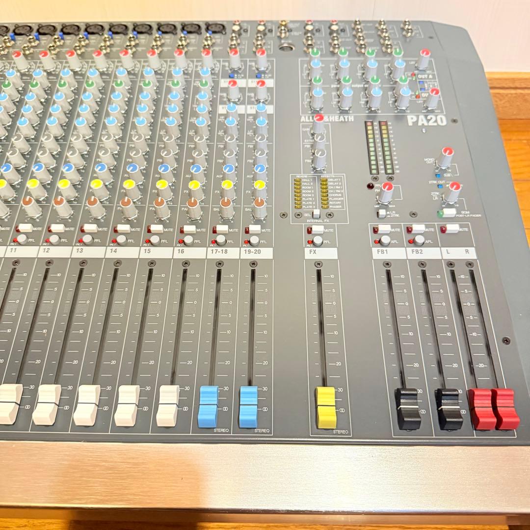 美品】ALLEN&HEATH PA20 アナログミキサー - メルカリ