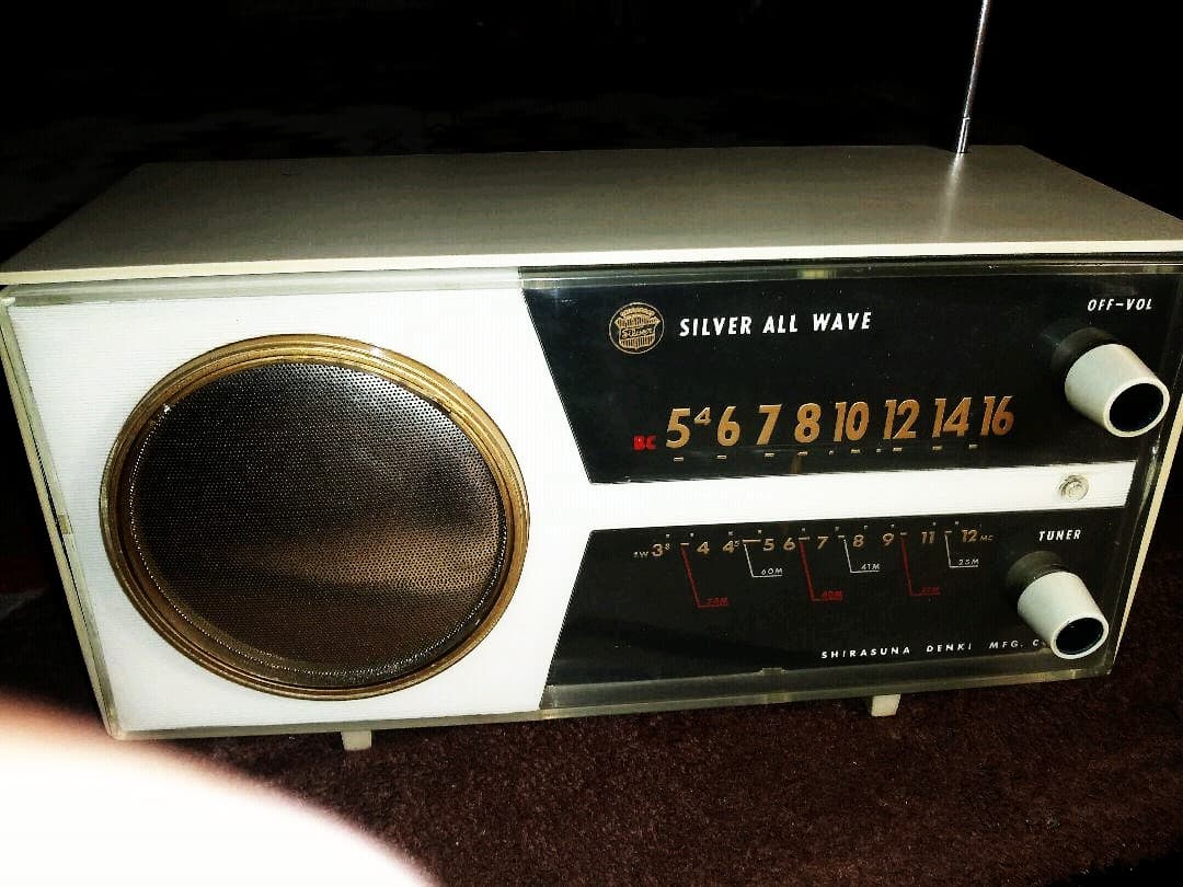 珍品 白砂電機 SILVER 昭和レトロ真空管ラジオ クリアランス