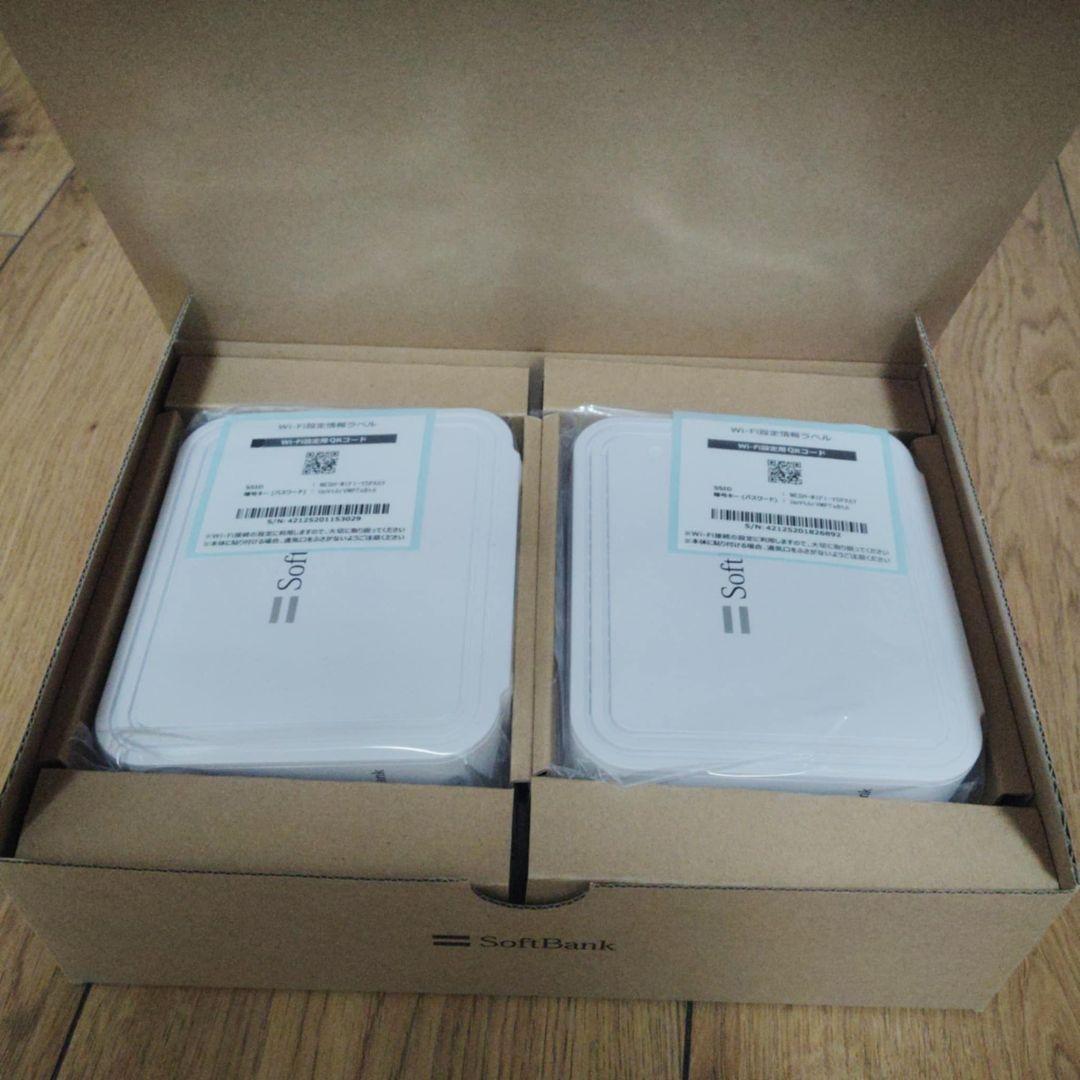 な*な様 SoftBank メッシュWi-Fiルーター 2台セット 新品未使用品】SoftBank メッシュWiFiルーター 2台セット RP562B A174