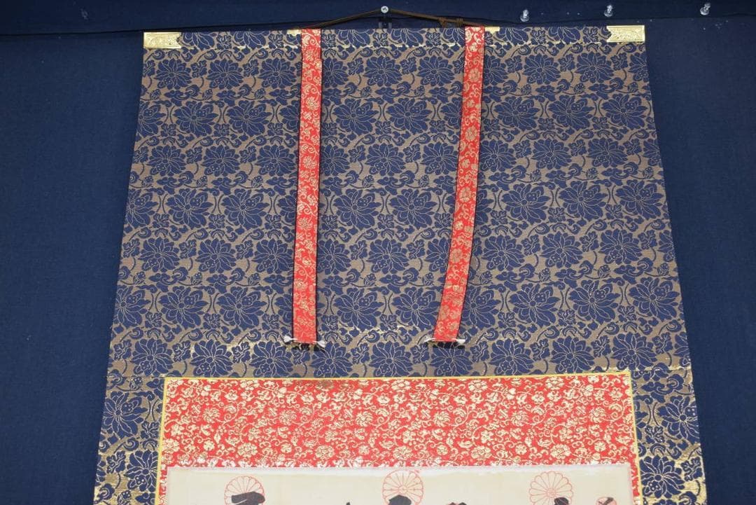 西国三十三ヶ所集印肉筆掛軸/御朱印/掛軸☆宝船☆Y-446