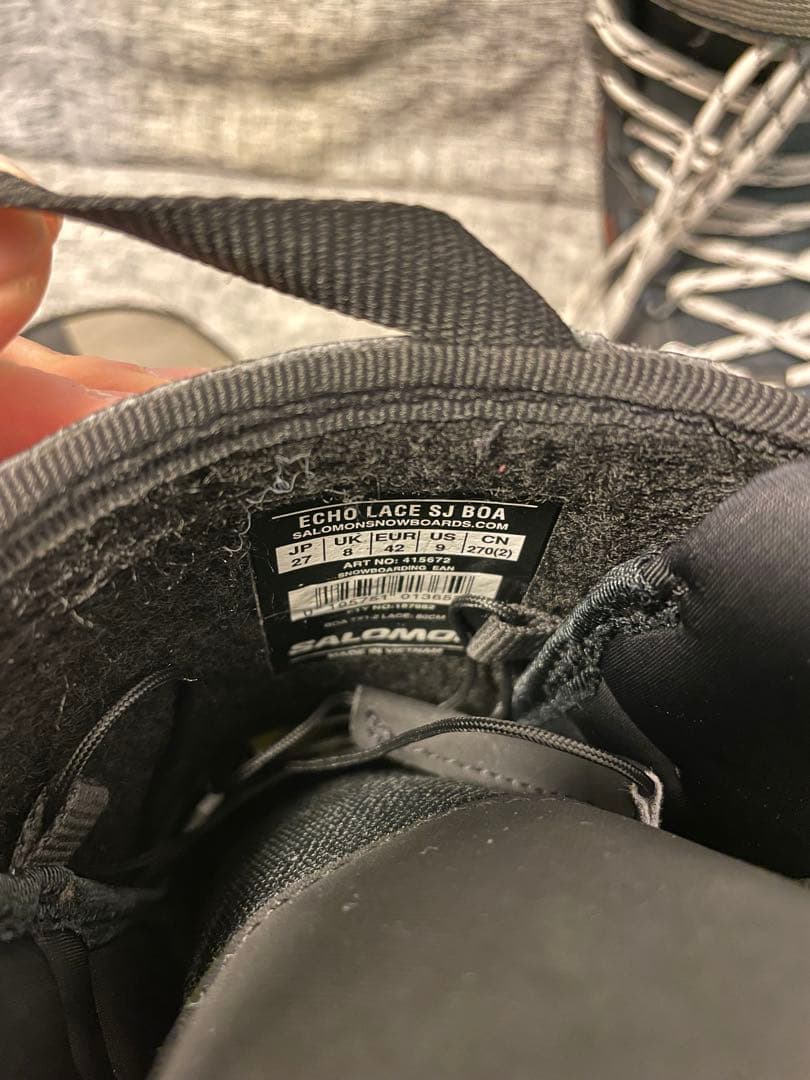 サロモン ECHO LACE SJ BOA 27.0cm 美品