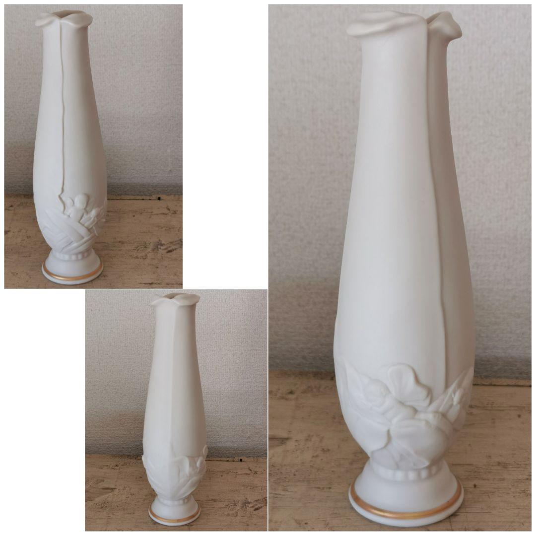 レノックス ヘリテージ 米国製 天使と天道虫 萌芽 蕾 花瓶 ベース Lenox