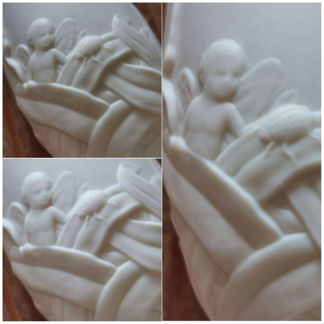 レノックス ヘリテージ 米国製 天使と天道虫 萌芽 蕾 花瓶 ベース Lenox