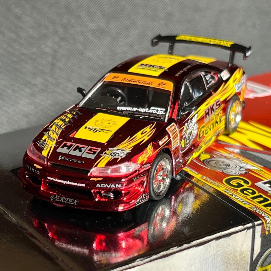 ターマックワークス HKS ハイパー シルビア RS-2 S15 レッドクローム