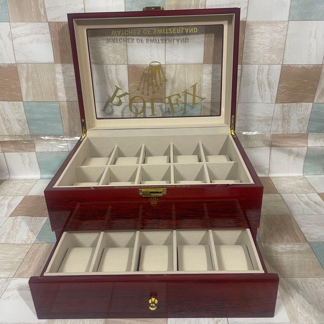ROLEX コレクションボックス 20個収納 オメガ・ロレックスの保管場所「時計収納ケース」って使ってますか