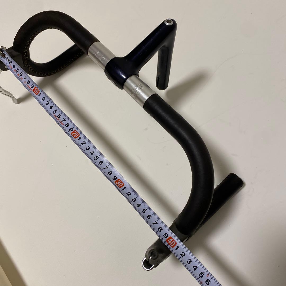 Cinelli アルミハンドル&ステム 革巻きカンパレバー付き アルミ