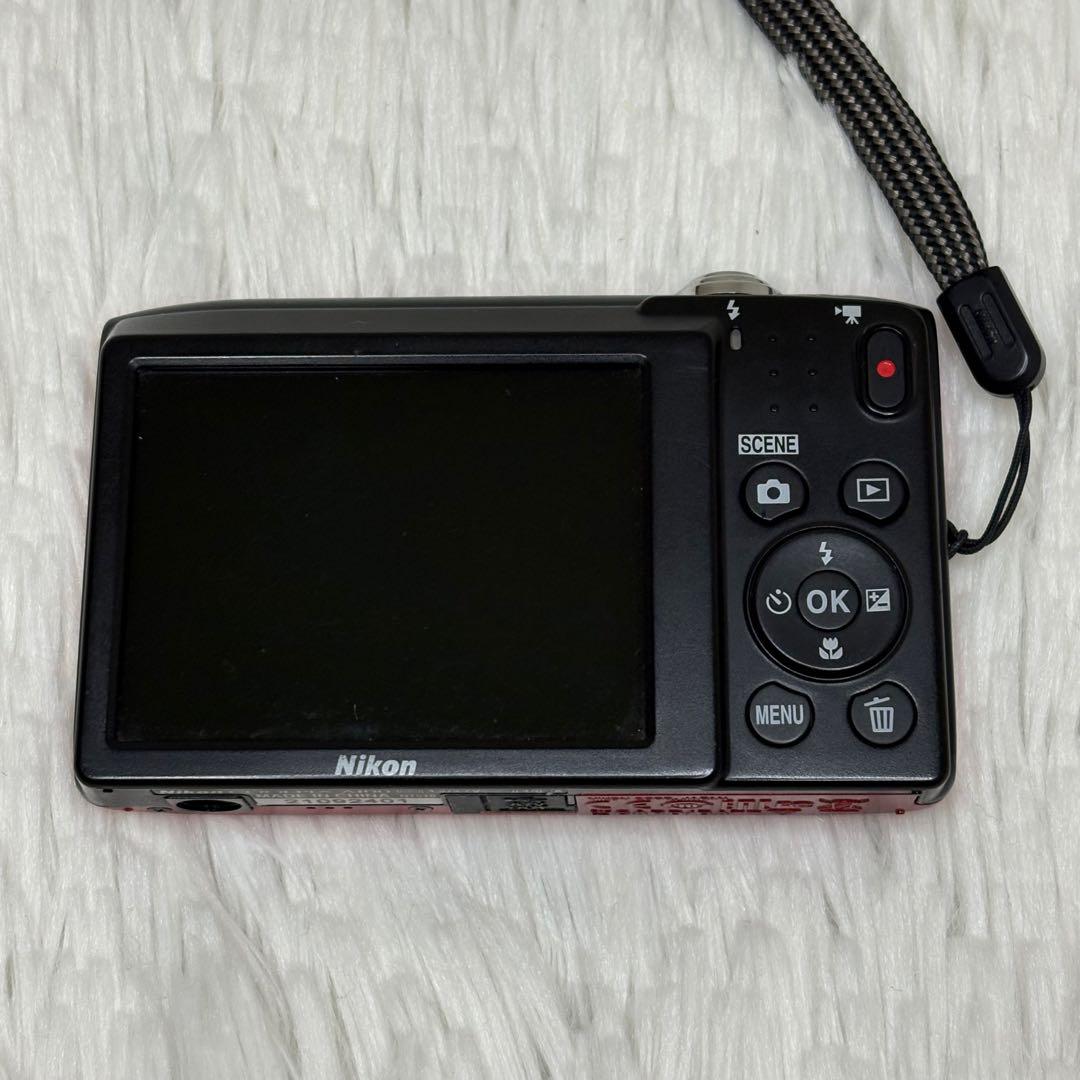 美品 Nikon COOLPIX A100 レッド コンデジ 動作品 - メルカリ