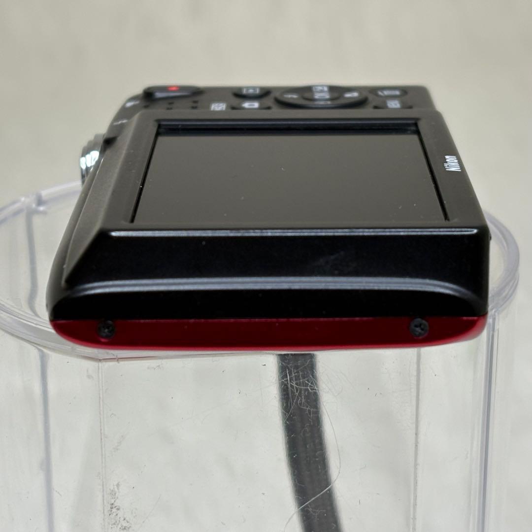 美品 Nikon COOLPIX A100 レッド コンデジ 動作品 - メルカリ