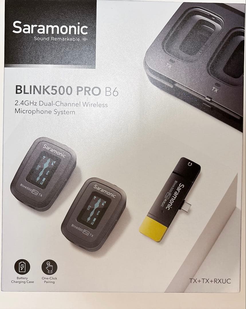 ❇️新商品❣️Saramonic BLINK500 PRO B6 ワイヤレスマイク Amazon.com: Saramonic Blink 500 Pro X B6 2-Person Wireless Mic