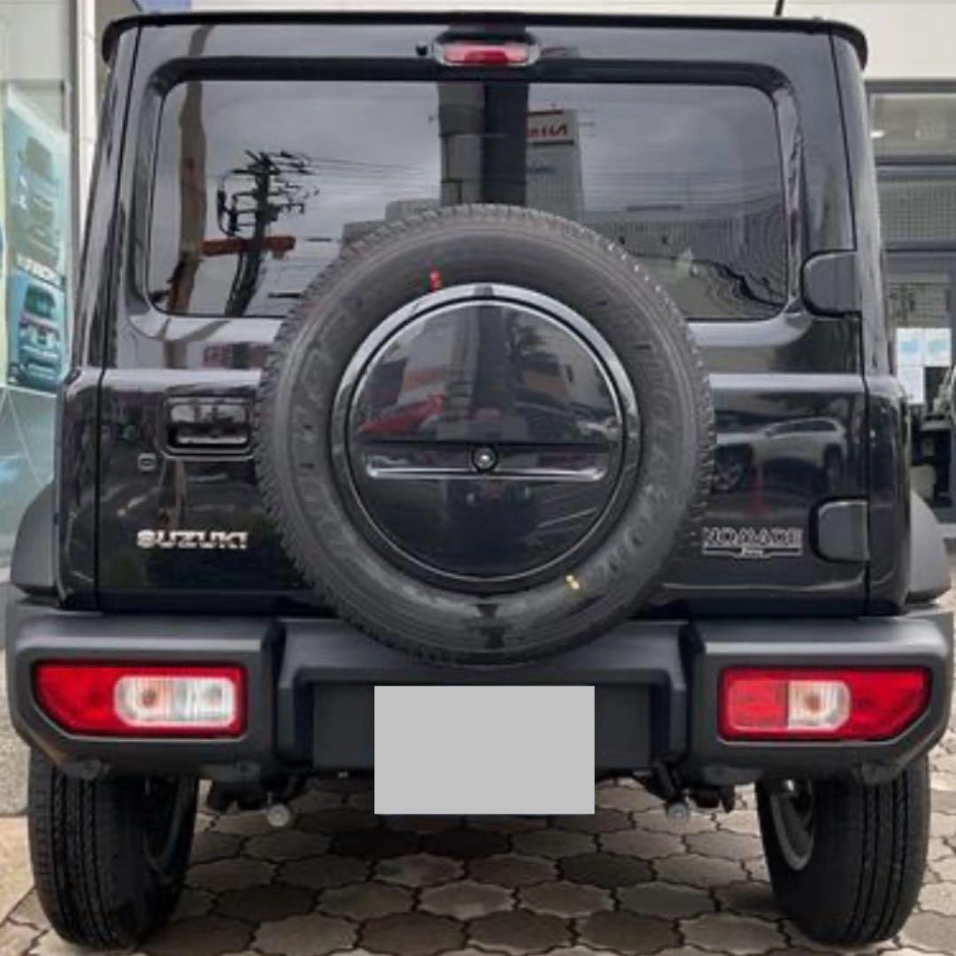 スズキ ジムニー ノマド 純正スペアタイヤカバー ブラック ステッカー