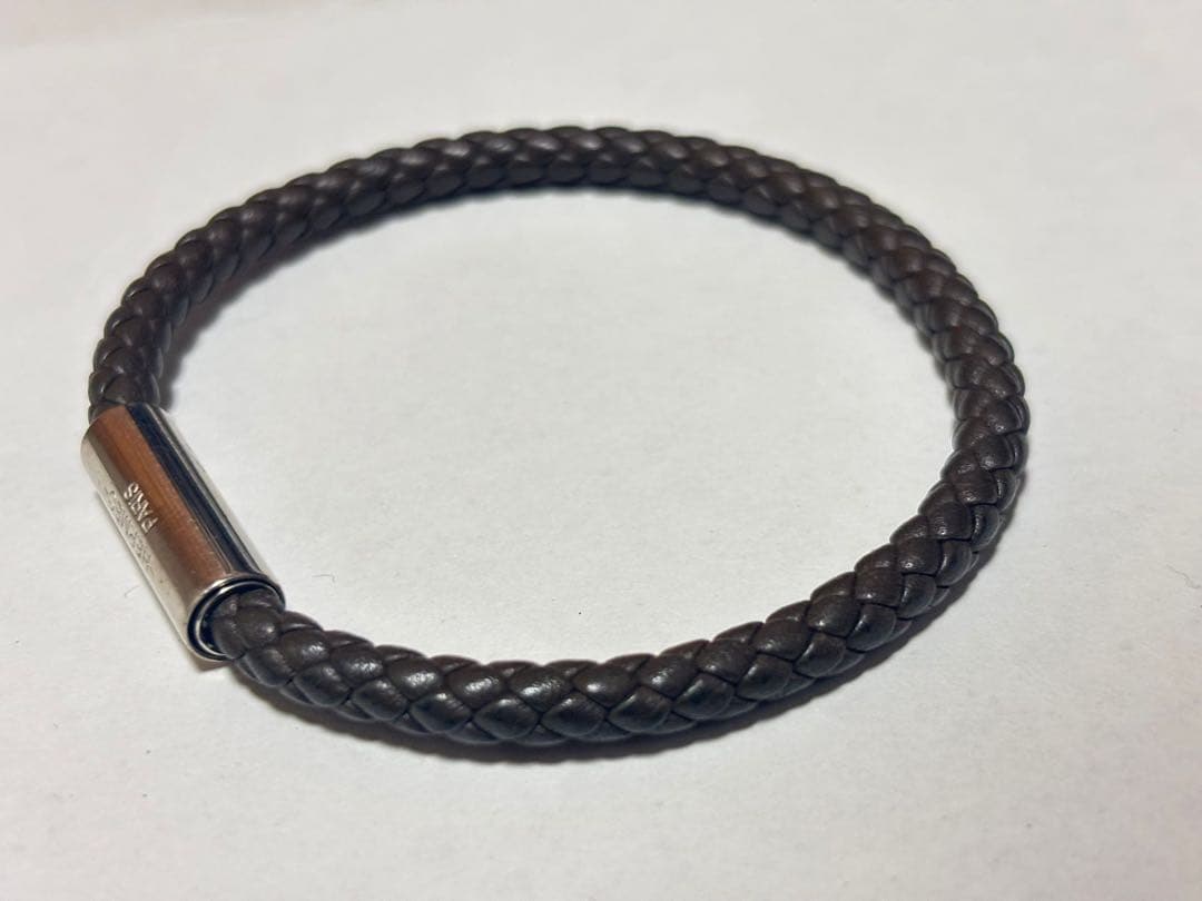 み*い様 エルメスレザー ブレスレット ダークブラウン HERMES(エルメス) / ブレスレット/レザー/BRW/レディース// | 中古品の