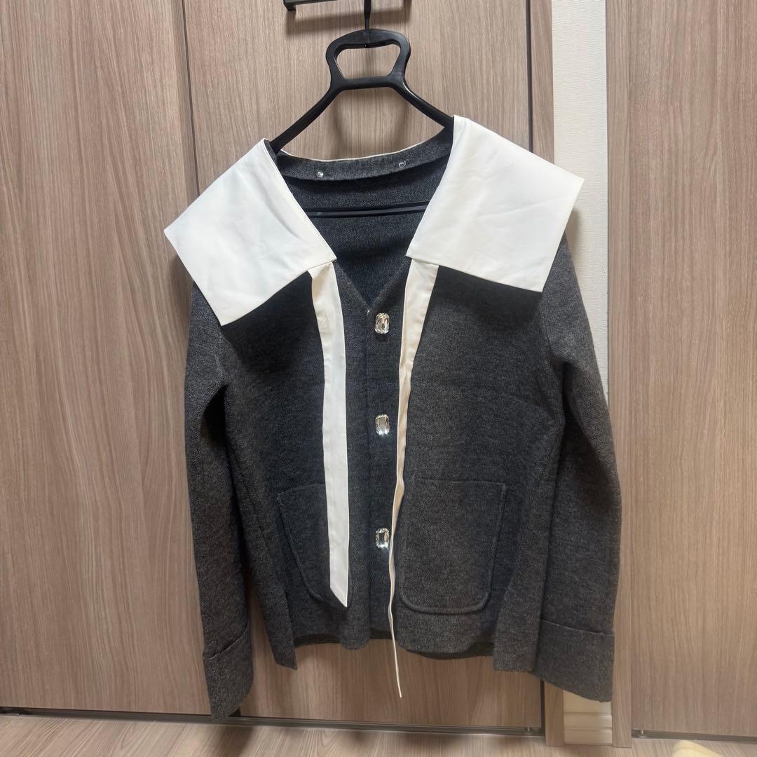 Bibiy. PENELOPE COLLAR KNIT ペネロペカラーニット - メルカリ