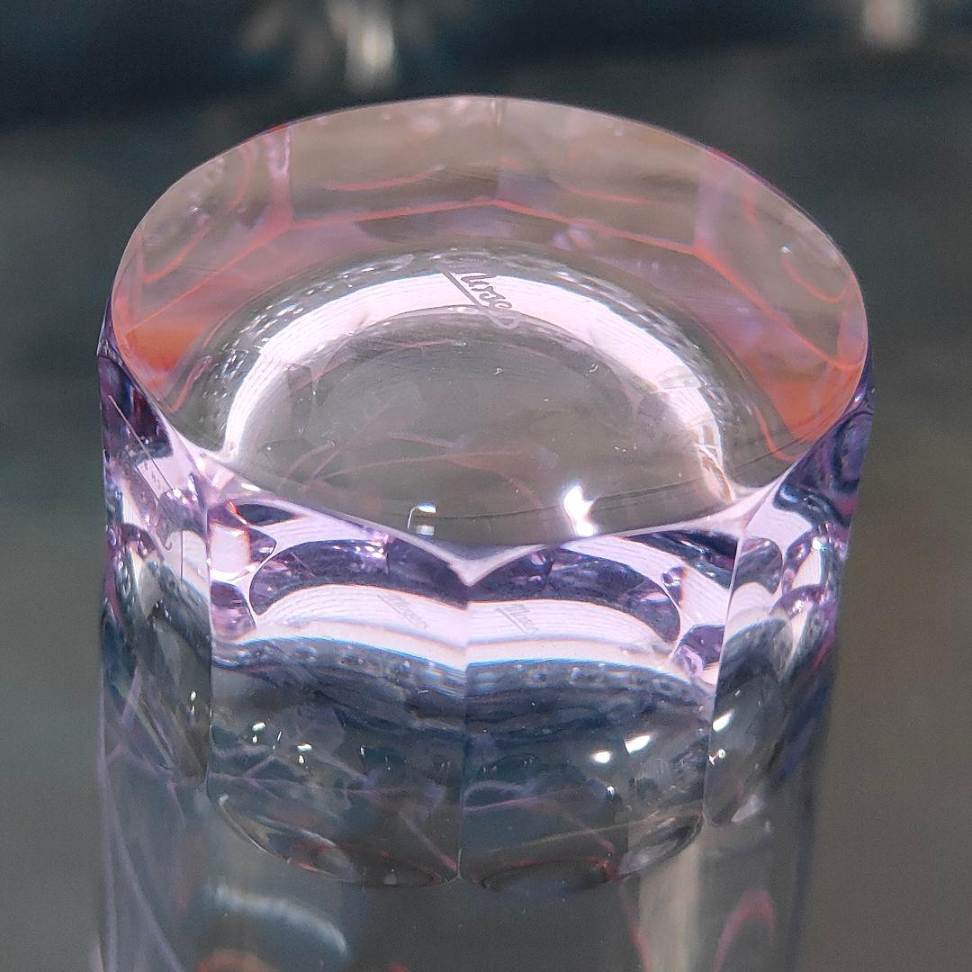 希少色】MOSER モーゼル パウラ グラス ペア 花模様 金彩 - メルカリ