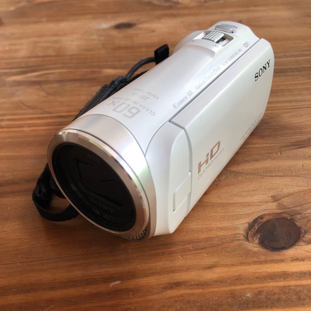 【1月3日まで値下げ】ハンディカム　HDR-CX485 ホワイト　Wi-Fi対応 61PSfoHV6hL.jpg_BO30,255,255,