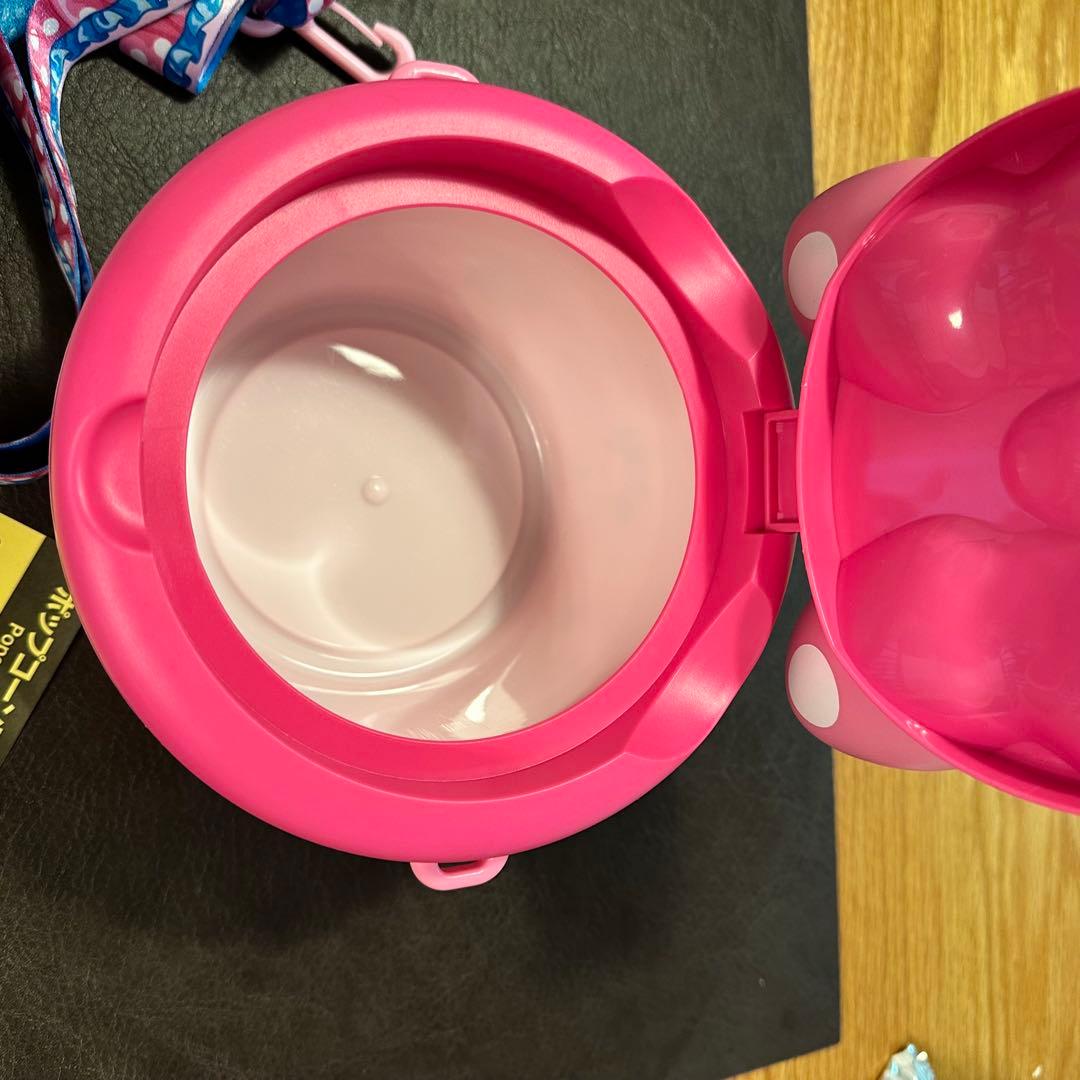 ミニーマウス ポップコーンバケット　ミニファン　引き換え券付き