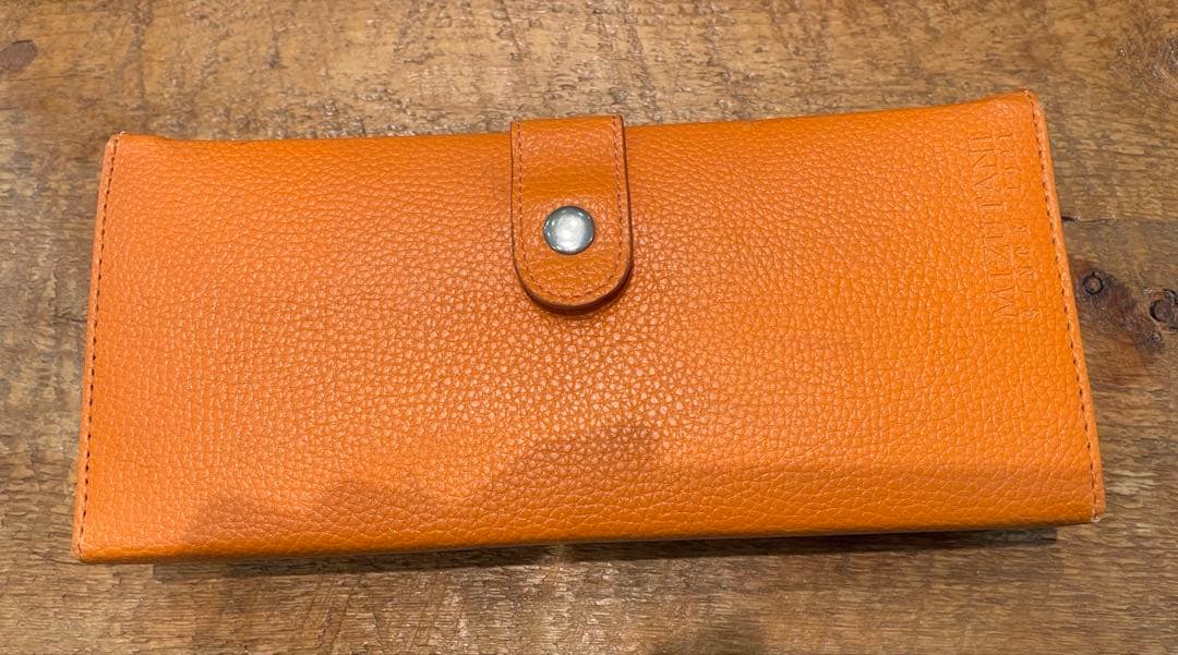 ミズタニシザー シザーケース レザー オレンジ - メルカリ