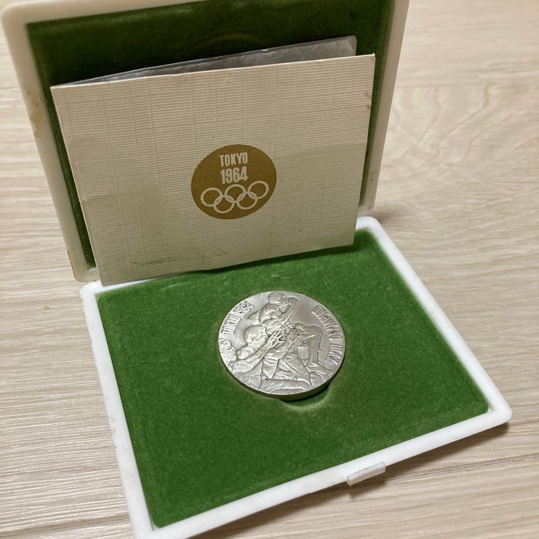 1964年東京オリンピック 記念メダル 銀 - メルカリ