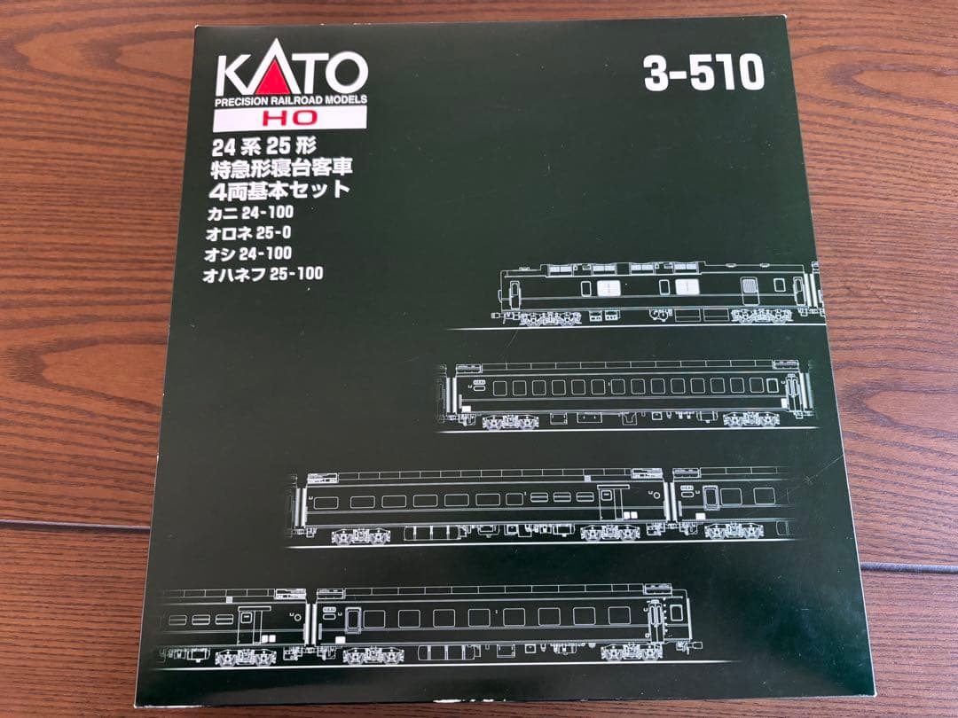 KATO HOゲージ 24系25形 4両セット
