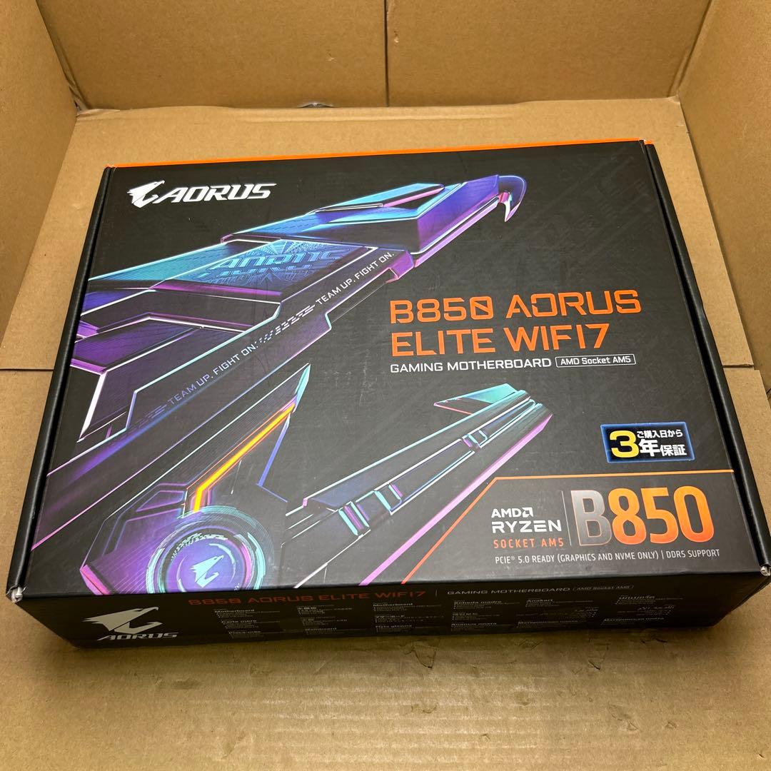 動作未確認 B850 AORUS ELITE WIFI7 マザーボード GIGABYTE B850 AORUS ELITE WIFI7 ATXマザーボード｜B850 A ELITE WF7