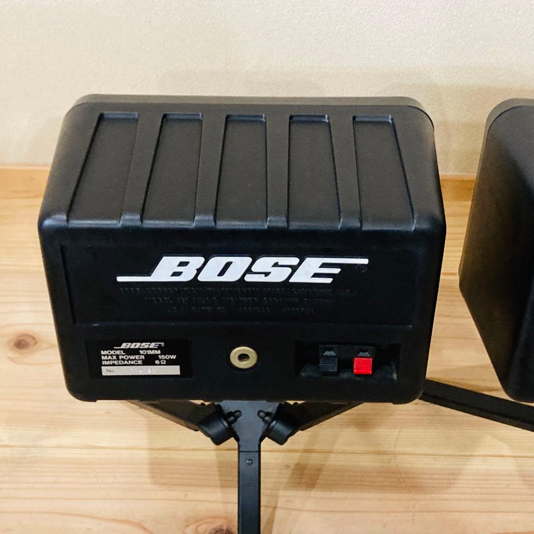 ボーズ Bose 101MM スピーカーシステム 連番 TS-1 純正スタンド付