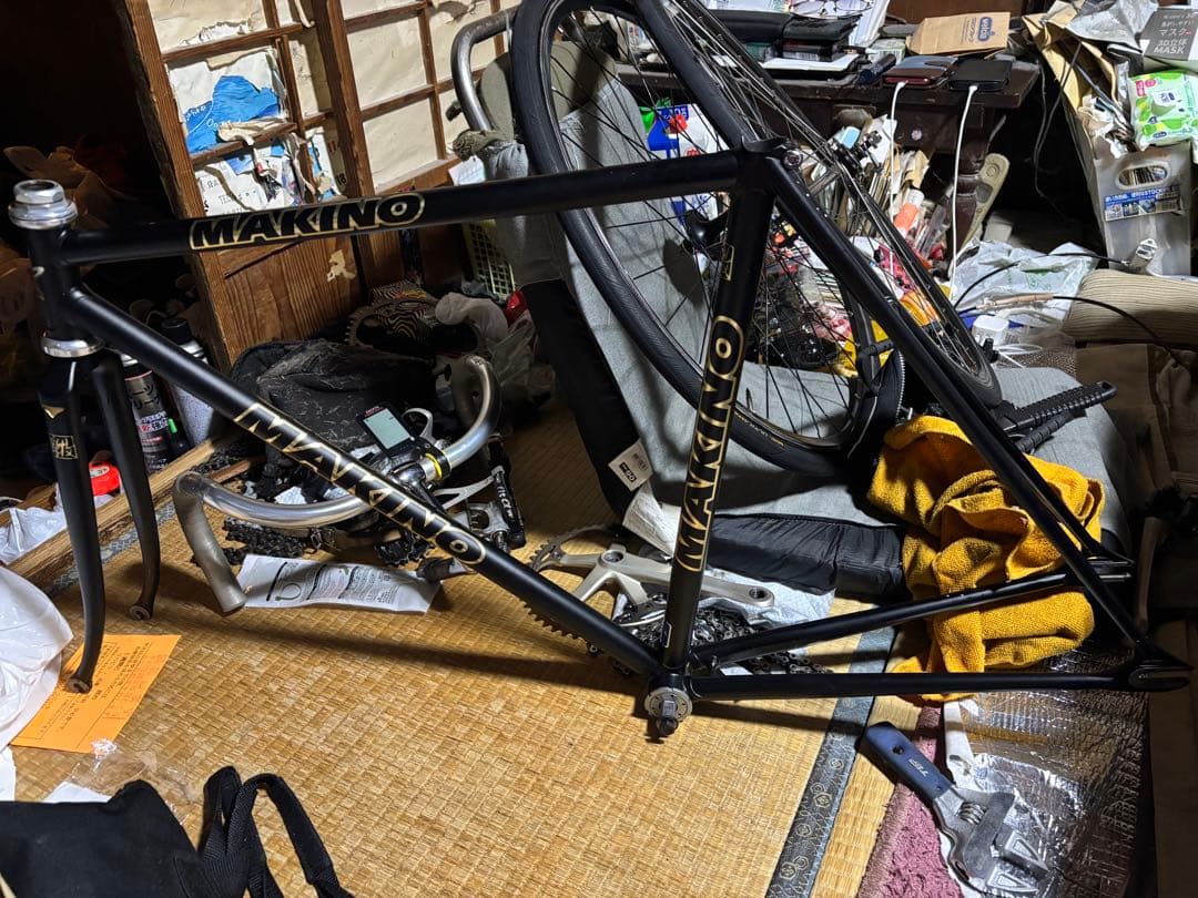 MAKINO ピスト・シングルスピードフレーム ブラックnjs 競輪 限定値下げ 2026年最新】MAKINO フレームの人気アイテム - メルカリ