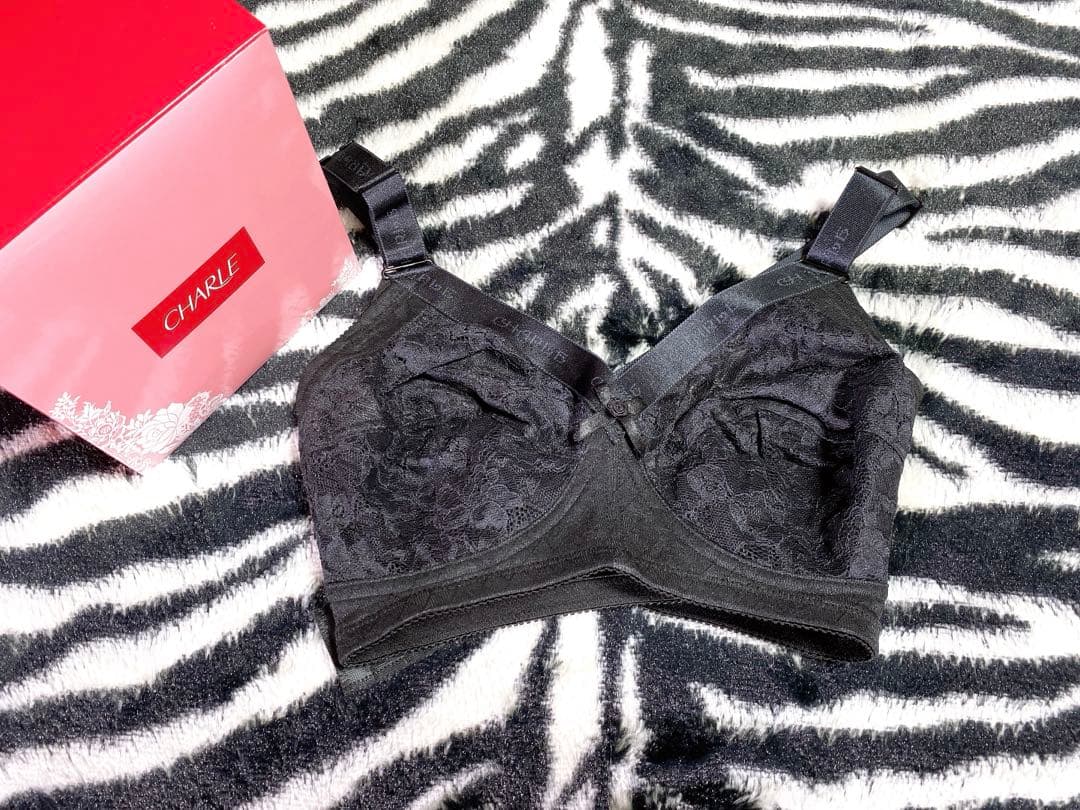 シャルレ ロングセラーブラジャー E85 ブラック FA023 新品 激安