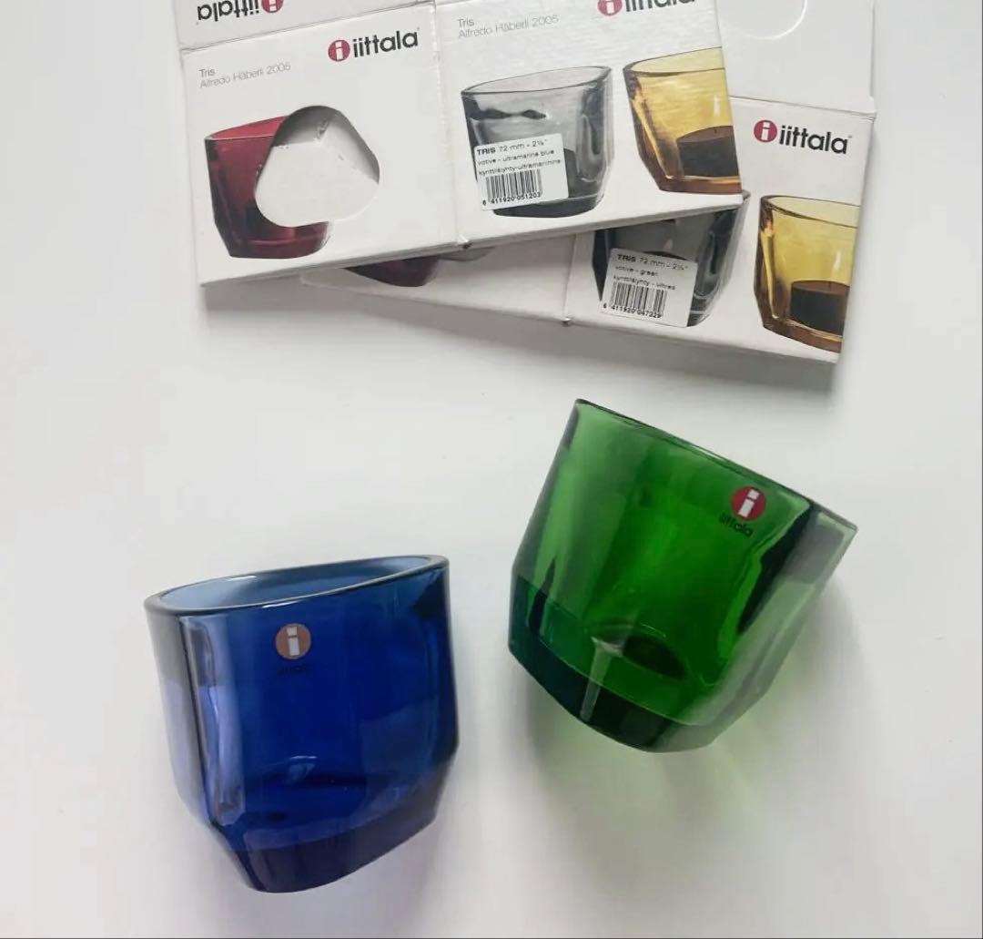  Tris トリス　キャンドルホルダー iittala/イッタラ Tris/トリス キャンドルホルダー シーブルー 001
