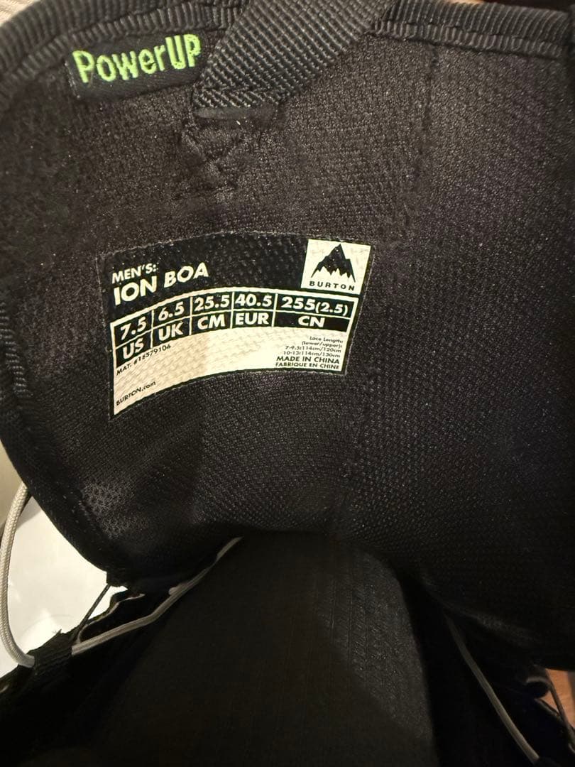 BURTON ION ボア　スノーボードブーツ　25.5cm