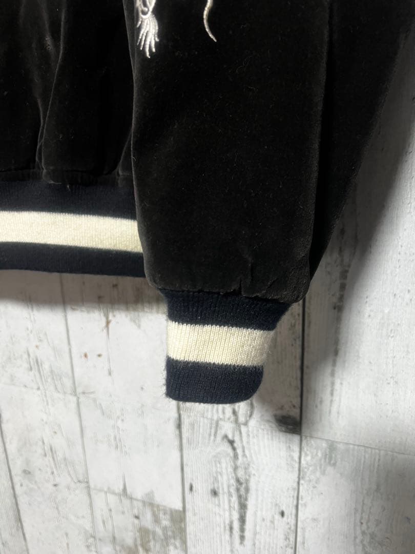 日本限定 MS NICX SIXX スカジャン 龍 昇竜 覇気 別珍 ベロア 黒