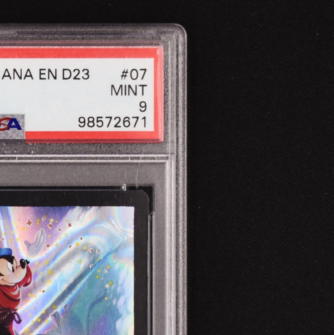 PSA9 ミッキーマウス ファンタジア ソーサラー ディズニー ロルカナ